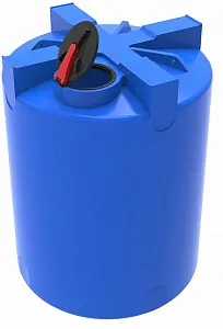 Пластиковая емкость ЭкоПром T 5000 с откидной крышкой (Синий) 0